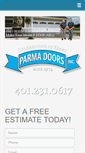 Mobile Screenshot of parmadoors.com